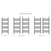 Водяной полотенцесушитель Сунержа Богема прямая 1200х500 Хром арт-00-0220-1250 — фото 2, Водяные полотенцесушители