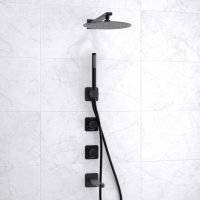 Встраиваемый комплект для ванны с верхней душевой насадкой, лейкой арт-A5251.300.301.219.258.302.242.217 — фото 2, Встраиваемые душевые комплекты