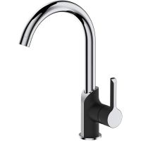 Товар: Смеситель для кухни Haiba Черный Хром арт-HB70805-7 - фото 1 Смеситель для кухни Haiba Черный Хром арт-HB70805-7 — фото 1, Смесители для кухни