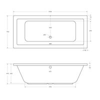 Акриловая ванна CEZARES арт-PLANE-170-75-45-W37 — фото 3, Акриловые ванны