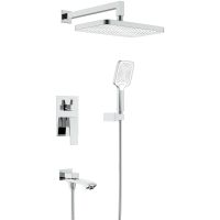 Товар: Душевая система Raglo Хром арт-R01.27 - фото 1 Душевая система Raglo Хром арт-R01.27 — фото 1, Встраиваемые душевые комплекты