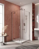 Душевой уголок Cezares арт-LINER-A-1-100-C-Cr-L — фото 1, Квадратные душевые уголки