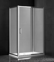 Душевая стенка Gemy 70 профиль Хром стекло матовое арт-A70M — фото 3, Боковые стенки