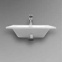 Товар: Раковина Bond 50 Белая глянцевая арт-S06-500 - фото 3 Раковина Bond 50 Белая глянцевая арт-S06-500 — фото 3, Раковины встраиваемые сверху