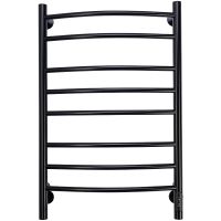 Электрический полотенцесушитель Comfysan Noumi EC-8 80x40 Черный матовый арт-013776 — фото 3, Электрические полотенцесушители