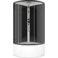 Душевая кабина Melodia della vita Jive BLack 90x90 без гидромассажа арт-MB02010 — фото 1, Душевые кабины