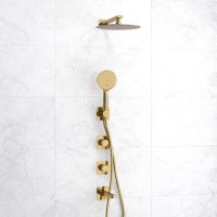 Встраиваемый комплект для ванны с верхней душевой насадкой, лейкой арт-A7651.304.305.183.208.280.197.207 — фото 2, Встраиваемые душевые комплекты