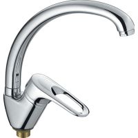 Смеситель для кухни Haiba Хром арт-HB4104-2 — фото 1, Смесители для кухни