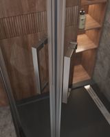 Душевой уголок CEZARES арт-MOLVENO-R-2-90-C-GM-IV — фото 3, Душевые уголки четверть круга