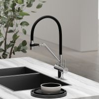 Товар: Смеситель для кухни Sancos Dora Хром Черный арт-SC4003CH - фото 7 Смеситель для кухни Sancos Dora Хром Черный арт-SC4003CH — фото 7, Смесители для кухни