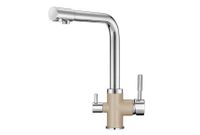 Granula-, СМЕСИТЕЛЬ КУХОННЫЙ арт-3015, XРОМ/ПЕСОК — фото 2, Смесители для кухни