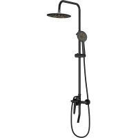 Душевая система Laguraty Черный арт-17057 — фото 1, Душевые стойки