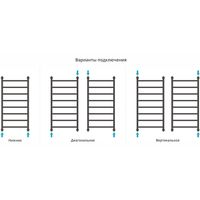 Водяной полотенцесушитель Сунержа Галант+ 1000х500 Состаренная бронза арт-05-0200-1050 — фото 3, Водяные полотенцесушители