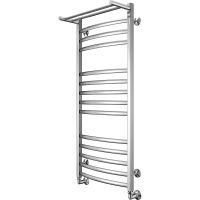 Водяной полотенцесушитель Larusso Гранд П14 500x1200 с полкой Хром арт-4670078535528 — фото 1, Водяные полотенцесушители