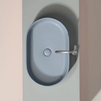 Раковина-чаша Ceramicanova Element 61 Серо-голубая матовая арт-CN6048MHL — фото 8, Раковины накладные