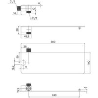 Шланговое подключение Iddis Slide Хром арт-SLIAC00i62 — фото 3, Шланговые подключения