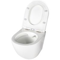 Товар: Унитаз Creto Cer C2 подвесной с сиденьем Микролифт арт-1001-002Cer-C1W - фото 5 Унитаз Creto Cer C2 подвесной с сиденьем Микролифт арт-1001-002Cer-C1W — фото 5, Подвесные унитазы