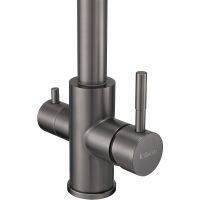 Смеситель для кухни Milacio Ultra Вороненая сталь арт-MCU.553.GM — фото 3, Смесители для кухни