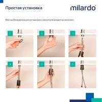 Смеситель для кухни Milardo Poli Хром арт-POLSBJ0M05 — фото 4, Смесители для кухни