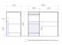 Столешница под раковину Vigo Urban 100 Белая арт-st.URB.100 — фото 3, Столешницы под раковину