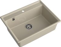 GRANFEST Мойка LEVEL 660 1-чаша 660*500мм топаз арт.GF- арт-LV-660 топаз — фото 1, Кухонные мойки