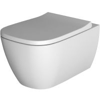 Унитаз Alice Wunder подвесной Белый матовый без сиденья арт-45000109 — фото 1, Подвесные унитазы