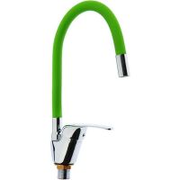 Смеситель для кухни Сантаком StOmega Зеленый Хром арт-3398-5 — фото 1, Смесители для кухни