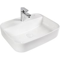 Раковина Bond 50 Белая глянцевая арт-S13-500 — фото 1, Раковины накладные