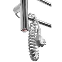 Электрический полотенцесушитель Domoterm Аврора DMT 109-6 40x80 EK L Хром арт-DMT109-640x80EKL — фото 3, Электрические полотенцесушители