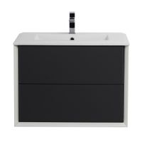 База подвесная под раковину с двумя выдвижными ящиками CEZARES BELLAGIO Grafite арт-54715 — фото 1, Тумбы под раковину