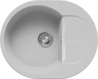 Кухонная мойка Polygran ATOL-620 (№314 Светло-серый) арт-854833.0 — фото 1, Кухонные мойки