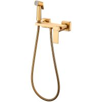 Гигиенический душ со смесителем Haiba Золото матовое арт-HB5517-5 — фото 1, Гигиенические души