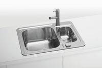 Мойка для кухни LINE MAXIM 50 SAT-90 610X500 в компл. с сифоном 1130555, арт-1089612.0 — фото 4, Кухонные мойки