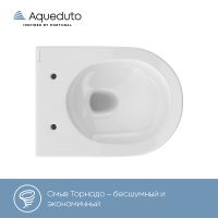 Товар: Комплект унитаза с инсталляцией Aqueduto Ovo с сиденьем Микролифт и Белой глянцевой клавише арт-AQDS001T - фото 12 Комплект унитаза с инсталляцией Aqueduto Ovo с сиденьем Микролифт и Белой глянцевой клавише арт-AQDS001T — фото 12, Комплекты унитаз + инсталляция