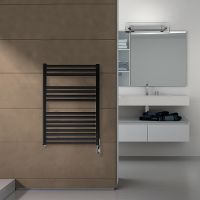 Электрический полотенцесушитель Irsap Ares 580x818 Черный матовый арт-EIS058IK1IR01NNN01 — фото 8, Электрические полотенцесушители