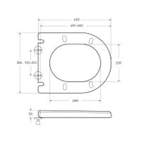 Крышка-сиденье CEZARES STYLUS арт-CZR-GN-SC — фото 4, Сиденья для унитаза