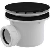 Сифон для душевого поддона Alcaplast Черный матовый арт-A49BLACK — фото 1, Сифоны для поддонов