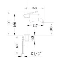 Комплект смесителей Boch Mann Ida B Черный матовый арт-BM10430 — фото 4, Готовые комплекты для ванной комнаты