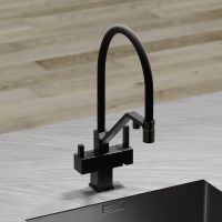 Смеситель для кухни Sancos Loro Черный матовый арт-SC4007MB — фото 3, Смесители для кухни