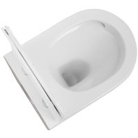 Унитаз Iberica Blanca Burgos Alto подвесной с сиденьем Микролифт арт-IB.BRA.234.1B1 — фото 4, Подвесные унитазы