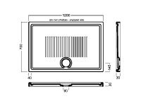 Товар: Керамический поддон для душа Hatria Lif H3 120x70 Белый арт-Y1ZZ01 - фото 3 Керамический поддон для душа Hatria Lif H3 120x70 Белый арт-Y1ZZ01 — фото 3, Керамические душевые поддоны