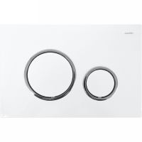 Клавиша смыва Azario Белая Хром арт-AZ-8200-0045 — фото 1, Кнопки смыва