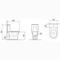 Товар: Унитаз компакт Laguraty 1217А с бачком и сиденьем Микролифт арт-1217A - фото 7 Унитаз компакт Laguraty 1217А с бачком и сиденьем Микролифт арт-1217A — фото 7, Напольные унитазы