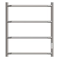 Полотенцесушитель электрический Point Виктория П4 400x600 диммер справа, хром арт-PN06846 — фото 1, Электрические полотенцесушители