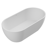 Ванна из искусственного камня Solid Surface CEZARES арт-CZR-STYLUS-160-80-54-SSB — фото 1, Ванны из искусственного камня