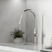 Смеситель для кухни Sancos Grand Нержавеющая сталь арт-SC4002BNG — фото 5, Смесители для кухни