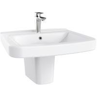 Раковина Creavit Lara 60 Белая арт-LR060-00CB00E-0000 — фото 2, Раковины подвесные