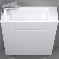 Раковина Jorno Modul 60 Белая арт-Mol.08.60/W/JR — фото 2, Раковины встраиваемые сверху