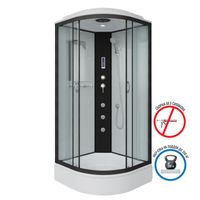 Товар: Душевая кабина Niagara Classic NG-6702-14F (100х100х215) средний поддон(26см),черный,стекло прозрачн арт-67021414F - фото 2 Душевая кабина Niagara Classic NG-6702-14F (100х100х215) средний поддон(26см),черный,стекло прозрачн арт-67021414F — фото 2, Душевые кабины