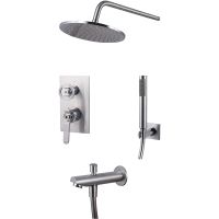 Душевая система Bronze de Luxe 1760'S Хром арт-6630CC — фото 1, Встраиваемые душевые комплекты